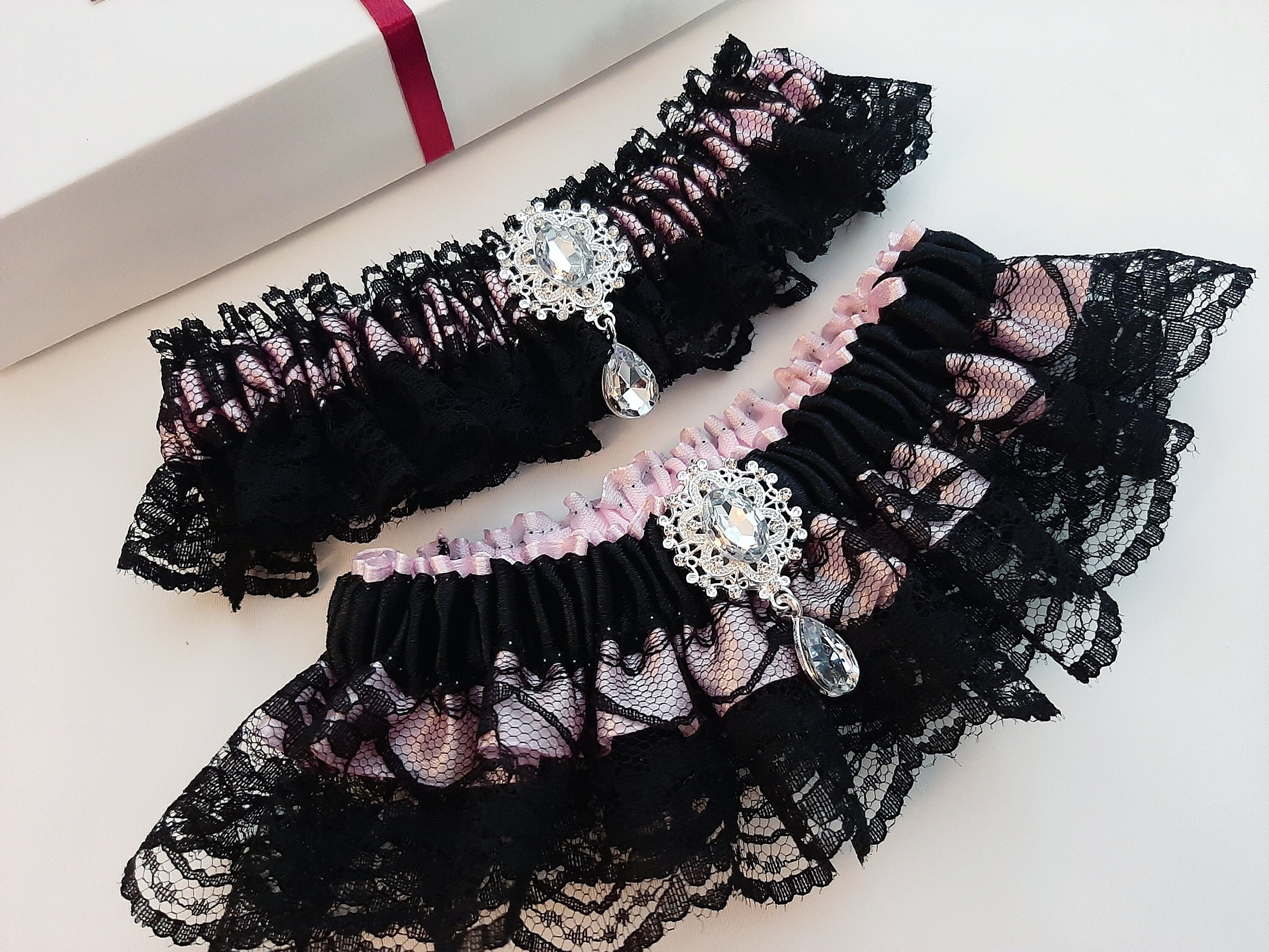 Black and Pink Wedding Garter, Garter Set, Garter Belt, Bridal Garter, Garters for Wedding, Garter for Bride, Leg Garter, Prom Garter - Etsy Black and Pink Wedding Garter, Garter Set, Garter Belt, Bridal Garter, Garters for Wedding, Garter for Bride, Leg Garter, Prom Garter - Etsy
