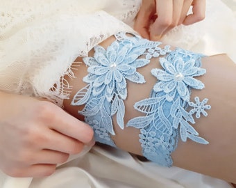 Wedding Garter Set, Wedding Garter, Blue Garter Set, Garter For Wedding, Blue Garter, Garter, Bridal Garter, Garter Belt, Something Blue