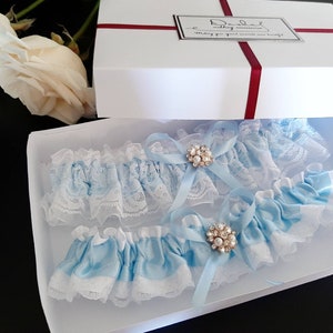 Blue Garter, Wedding Garter, Garter Set, Bridal Garter, Wedding Garter Set, Blue Garter Set, Garters For Wedding, Personalized Garter Belt