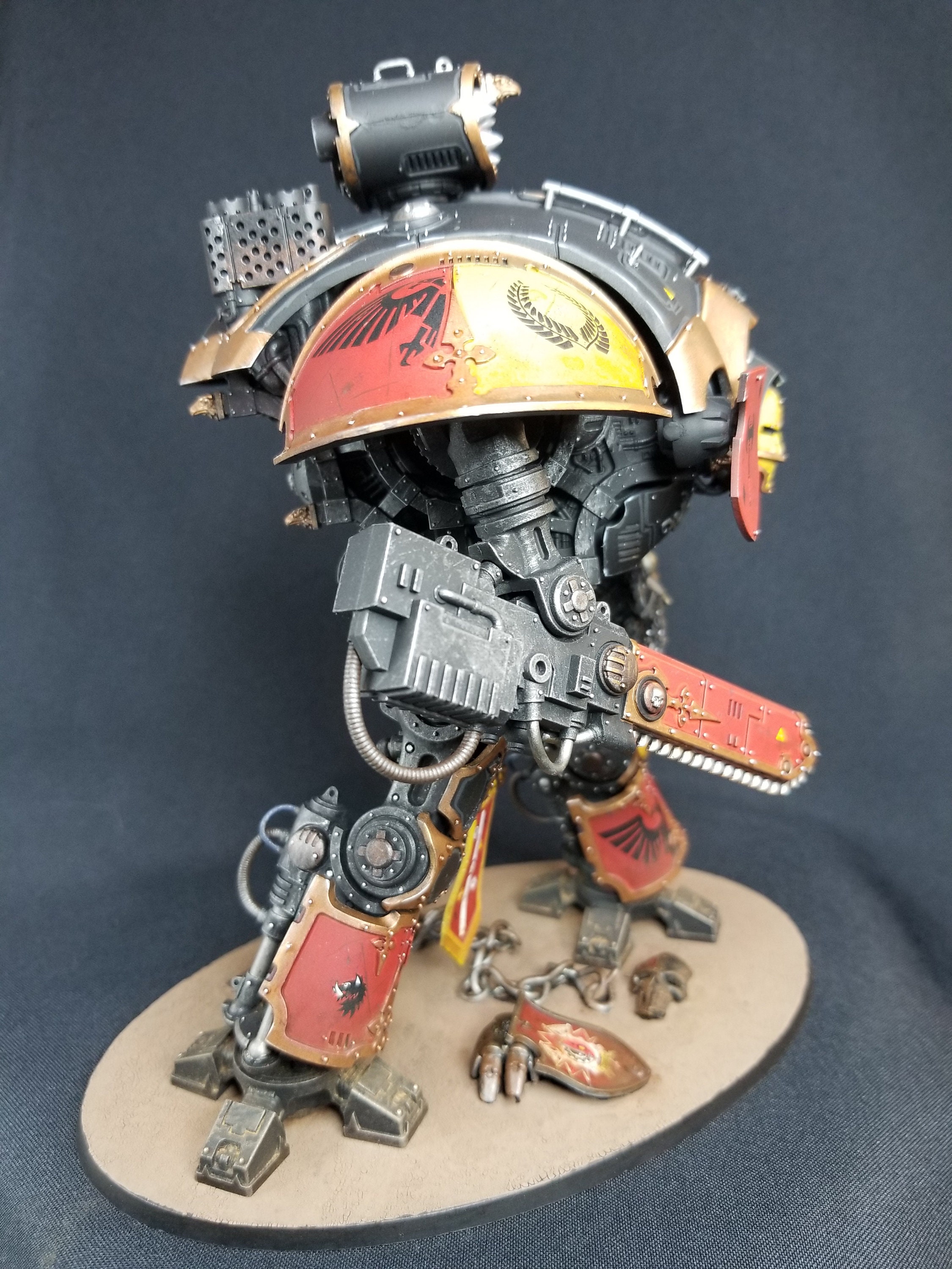Warhammer 40k House Mortan Paint Scheme Imperial Knight Etsy