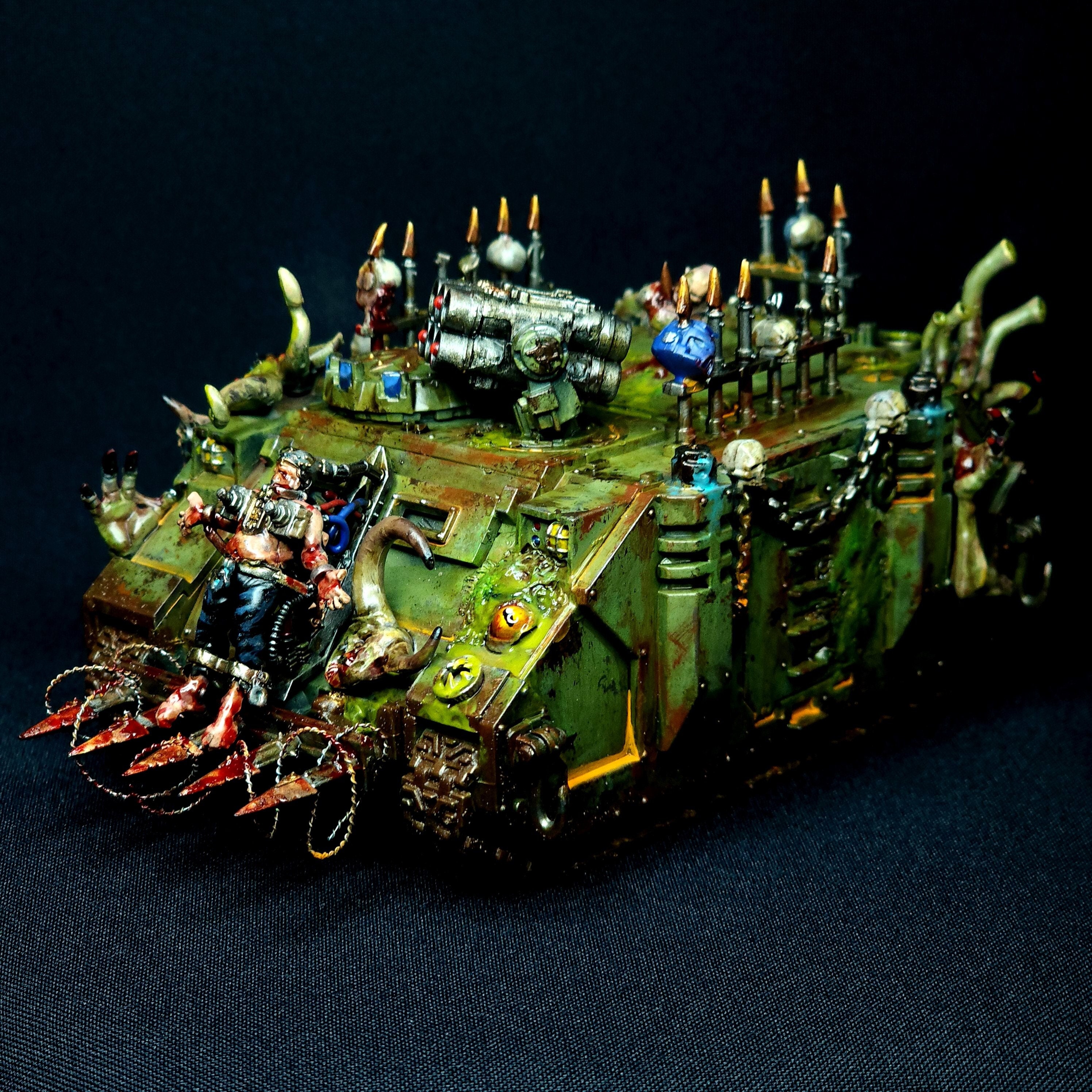 Warhammer 40K Death Guard CHAOS NURGLE RHINO - Etsy