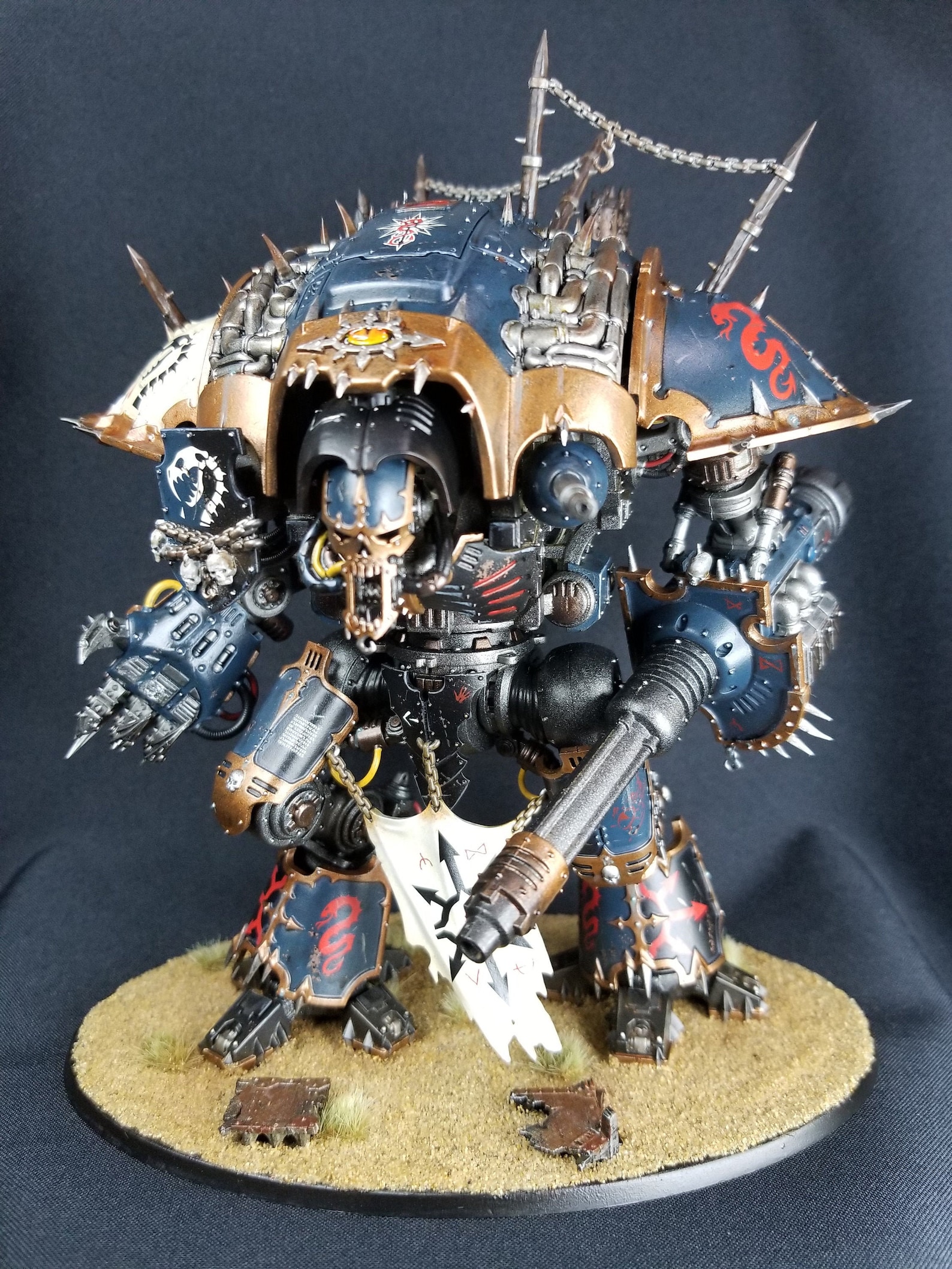 warhammer mastodonte chaos knight warhammer mastodonte chaos knight