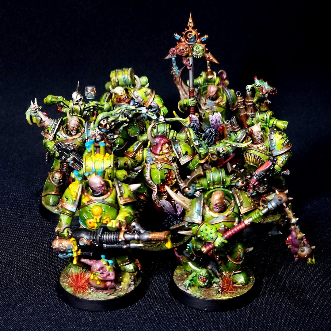 Warhammer 40K Kill Team Death Guard PLAGUE MARINES x 7 - Etsy