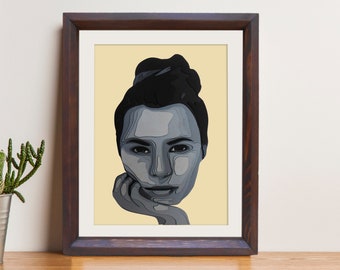 Custom Collage Portrait from Photo ,Handmade Papercut