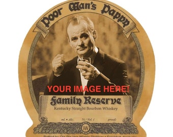 CUSTOM Poor Man's Pappy - Whiskey Sticker (50 total)