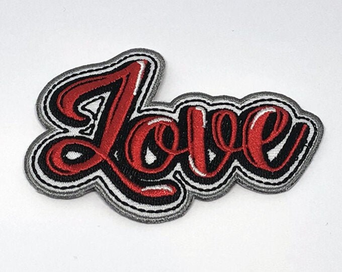 Iron On Badge LOVE