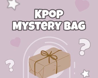 K-pop Mystery Bag | Bestseller | Free Shipping | BTS, Blackpink, Stray Kids, Seventeen, NewJeans, ATEEZ, Twice & More (60+ Groups, Soloists)