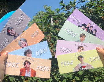 Baner / Slogan BTS | Ręcznie robiony baner dla fanów K-Popu z darmowymi dodatkami | Średni rozmiar