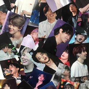 BTS Fotokarten | Handgemachte glänzende Kpop Fotokarten | Freebies inklusive