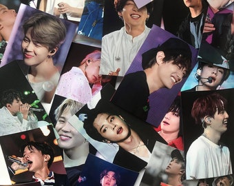 BTS Photocards | Handmade Glossy Kpop Photo Cards | Freebies Included