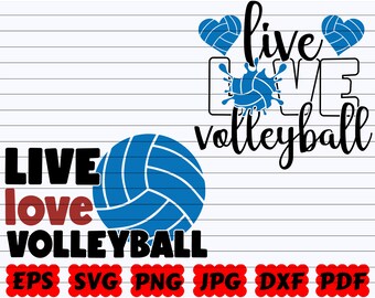 Download Live Love Volleyball Etsy