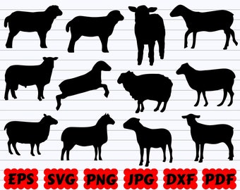 Download Sheep Silhouette Etsy