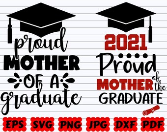 Graduate Mother Svg Etsy