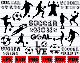 Download Soccer Player Svg Etsy