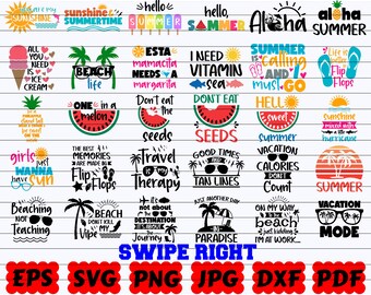 Download Summer Svg Bundle Etsy