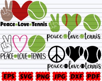 Free Free Love Tennis Svg 400 SVG PNG EPS DXF File