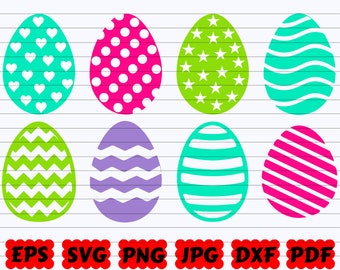 Download Easter Eggs Svg Etsy
