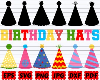Download Birthday Hat Svg Etsy