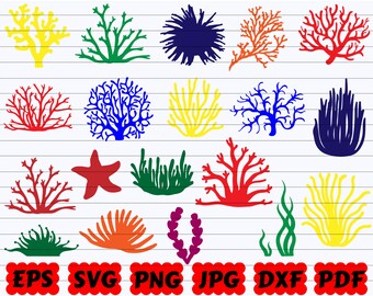 Coral Svg Etsy