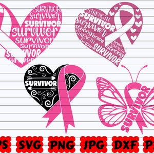 Cancer Survivor SVG | Survivor SVG | Fight Cancer SVG | Cancer Awareness Svg | Breast Cancer Svg | Cancer Cut File | Cancer Design Svg | Png