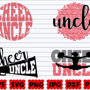 Cheer Uncle SVG | Uncle SVG | Cheer Family SVG | Uncle Cut File | Best Uncle Svg | Cheer Clipart | Cheer Fan Svg | Cheer Quote Png | Saying