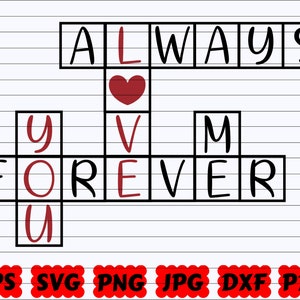 Always Love You Forever SVG | Always Love You SVG | Love You Forever SVG | Love You Svg | Love Cut File | Love Quote Svg | Love Saying Svg