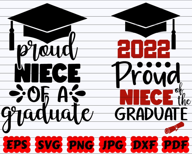 Proud Niece of a Graduate SVG Proud Niece SVG Niece SVG Etsy