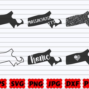 Massachusetts State SVG | Massachusetts SVG | Massachusetts Svg File | Massachusetts Cut File | Massachusetts Silhouette | US State Svg| Png