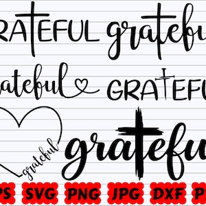 Grateful SVG | Religious SVG | Christian SVG | Jesus Svg | Faith Svg | God Svg | Bible Svg | Scripture Svg | Blessed Svg | Bible Verse Svg