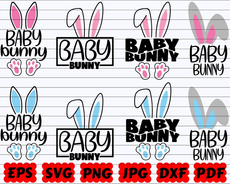 Bunny Family SVG Easter Family SVG Mama Bunny SVG Dada - Etsy