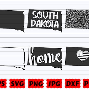 South Dakota Bundesstaat SVG | Süd Dakota SVG | South Dakota-Svg-Datei | South Dakota Schnittdatei | South Dakota Silhouette | Süd Dakota Clipart