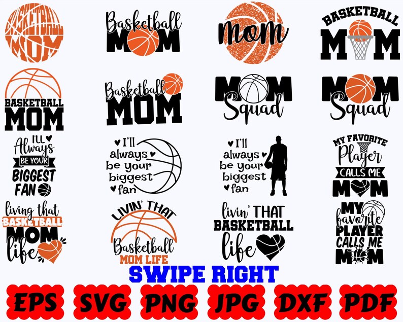 Sport Mama SVG | Sport SVG | Mama SVG | Schnittdateien für Cricut & Silhouette | Zitat | Spruch | Hemd | Svg Eps Dxf Png Jpg Pdf | Kommerzielle Nutzung Bild 4