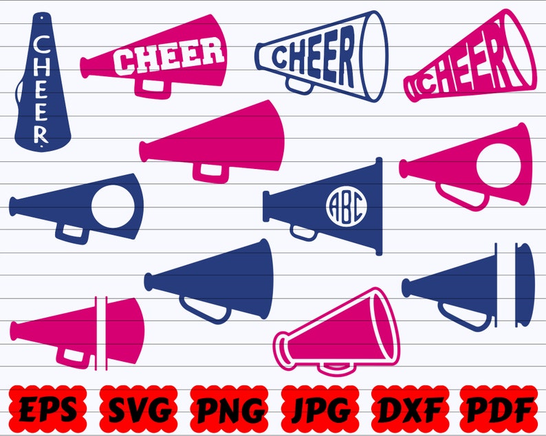 Download Megaphone SVG Megaphone Monogram Megaphone Clipart | Etsy
