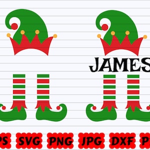 Elf SVG | Elf Clipart | Elves SVG | Elves Cut File | Elves Clipart | Elf Cut File | Christmas SVG | Christmas Clipart | Christmas Elf Svg