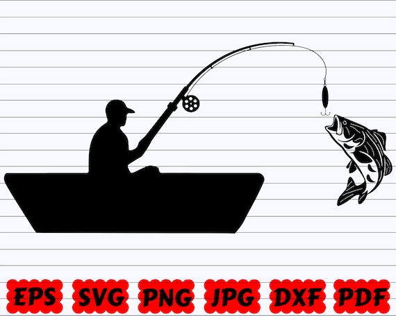 Fishing Boat SVG | Boat SVG | Fishing Cut File | Fishing Boat Silhouette |  Boat Cut File| Boat Silhouette| Fisherman SVG| Fisherman Cut File