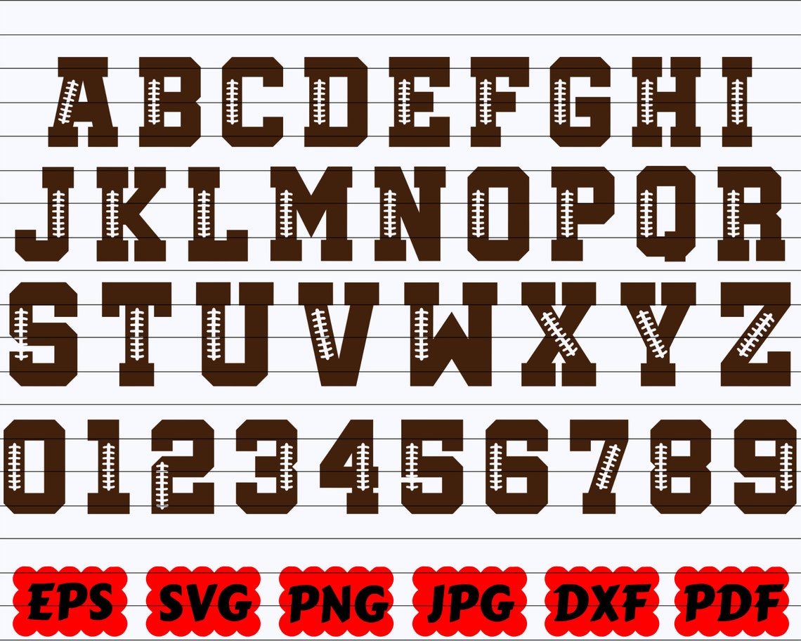 Sport Alphabet SVG Sport Font SVG Sport Letters SVG Etsy