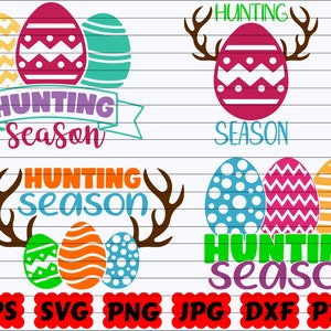 Hunting Season SVG | Easter Hunting Season SVG | Easter Hunting SVG | Hunting Svg | Season Svg | Easter Cut File | Easter Quote Svg | Saying