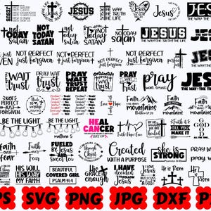 Religious SVG | Christian SVG | Jesus SVG | Bible Svg | God Svg | Faith Svg | Cut Files for Cricut & Silhouette | Svg Eps Dxf Png Jpg Pdf image 9