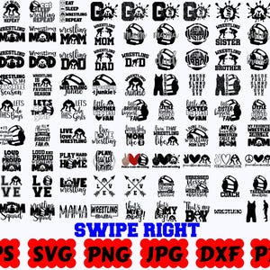 レスリングSVG | レスリングママSVG | スポーツSVG | 名言 | 格言 | Cricut & Silhouette用カットファイル | SVG EPS DXF PNG Jpg | 商用利用