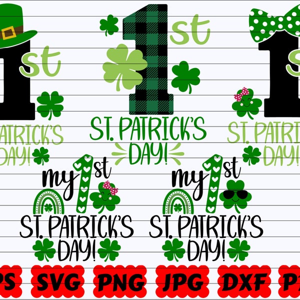 My First St Patrick's Day SVG | My 1st Patrick's Day SVG | My First Saint Patrick's Day SVG | St Patrick's Day Svg | Newborn Svg | Baby Svg