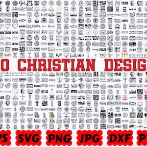 Religious SVG | Christian SVG | Jesus SVG | Bible Svg | God Svg | Faith Svg | Cut Files for Cricut & Silhouette | Svg Eps Dxf Png Jpg Pdf image 1