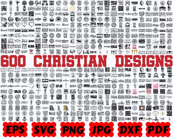 Religious SVG | Christian SVG | Jesus SVG | Bible Svg | God Svg | Faith Svg | Cut Files for Cricut & Silhouette | Svg Eps Dxf Png Jpg Pdf