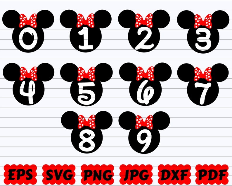 Free Free Disney Numbers Svg 55 SVG PNG EPS DXF File
