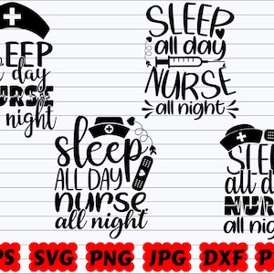 Sleep All Day Nurse 