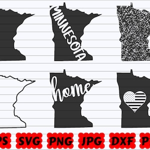 Minnesota SVG | Minnesota SVG | Minnesota Svg File | Minnesota Cut File | Minnesota Silhouette | Minnesota Clipart| US State Svg| States Svg