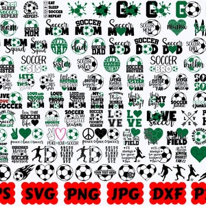 Football SVG Football maman SVG Sport SVG Fichiers de coupe de football Silhouette de football Clipart football Svg de citation de football Svg dicton football png image 1