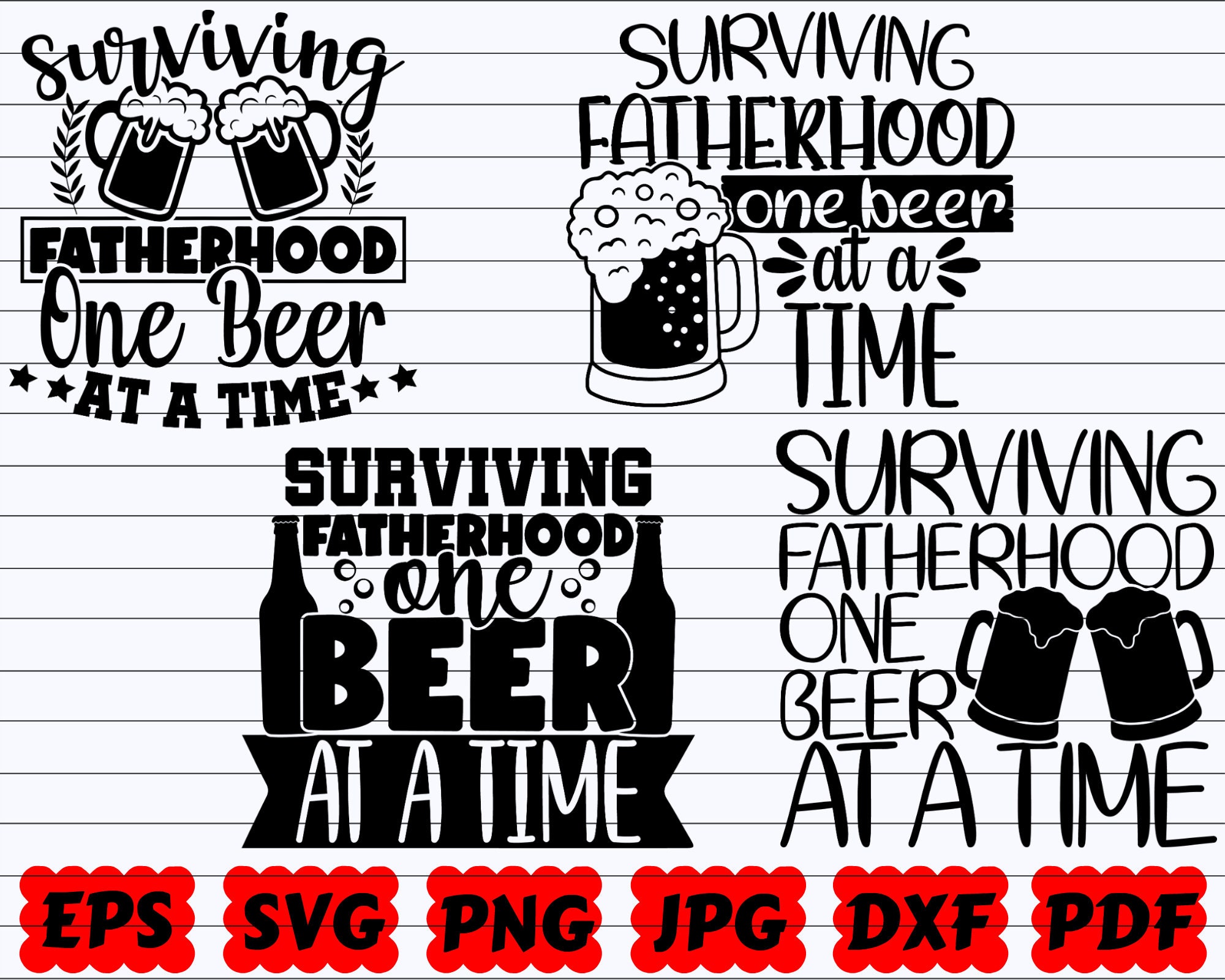 Drawing & Illustration Surviving Fatherhood one beer at a time,Father’s