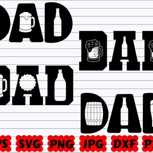 Dad Beer SVG | Beer Dad SVG | Dad Beer Cut Files | Beer Mug SVG | Beer Bottle Svg | Beer Glasses Svg | Beer Cut File | Beer Quote Svg| Shirt