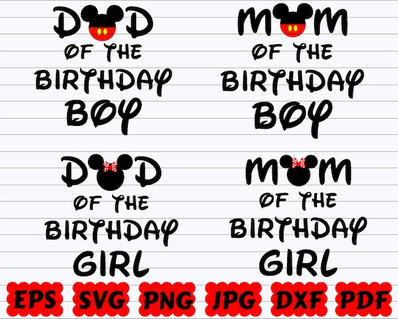 Download Mom Of The Birthday Girl Svg Mom Of The Birthday Boy Svg Etsy