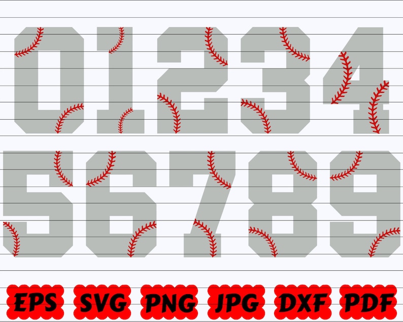 Sport Numbers Svg Numbers Svg Jersey Number Svg College Etsy Hong Kong